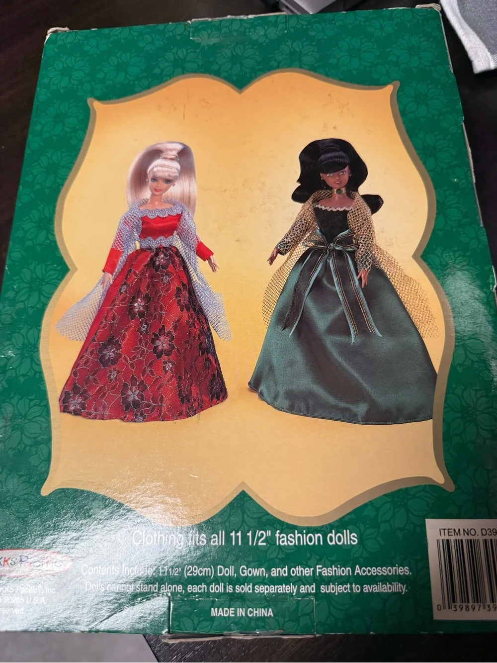 Mattel Holiday Magic Green & Gold Holiday Doll